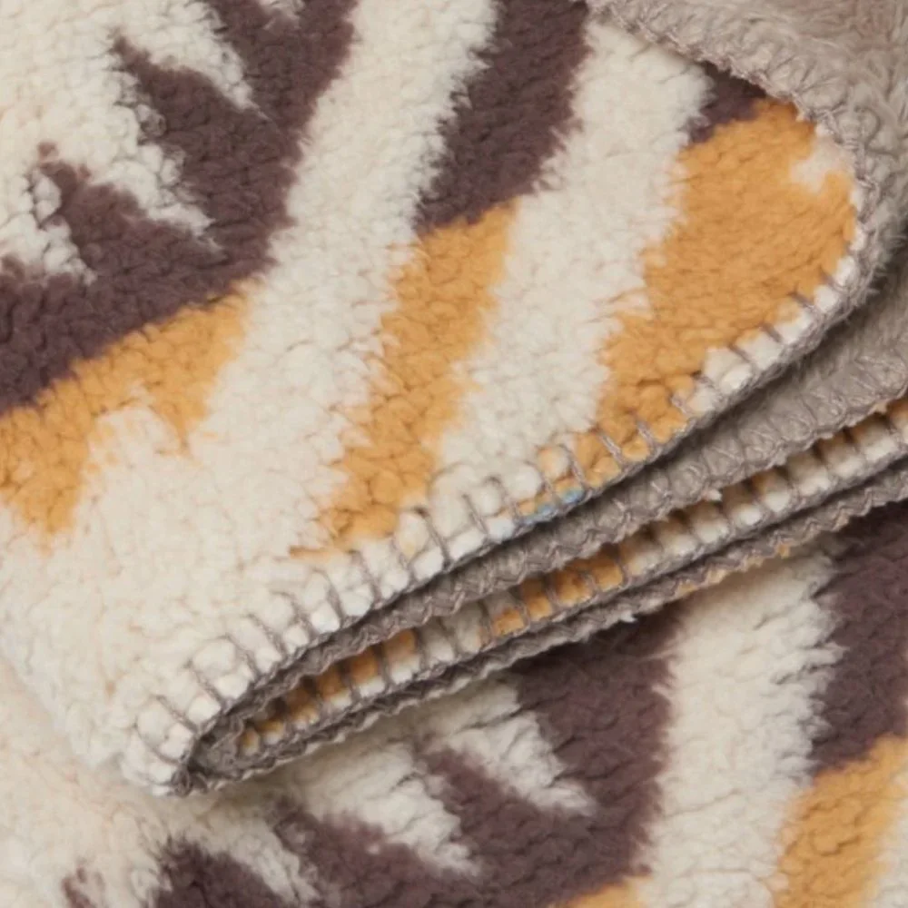 NEW Pendleton Whites Shores Oversized Fleece Throw Blanket - 60x80